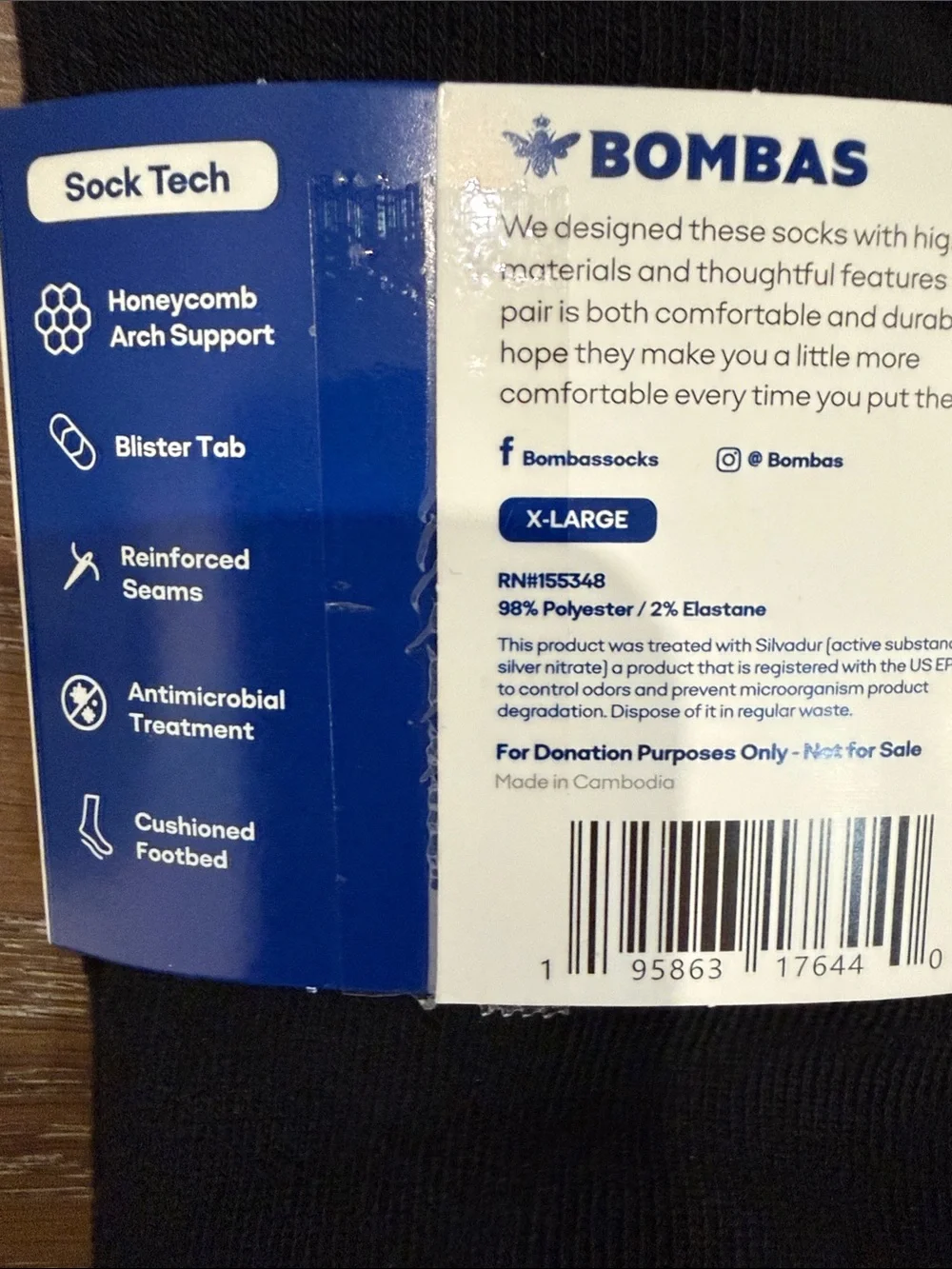 Bombas Black Low-Cut Socks 2 Pairs